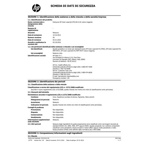 Toner 410A HP magenta  CF413A